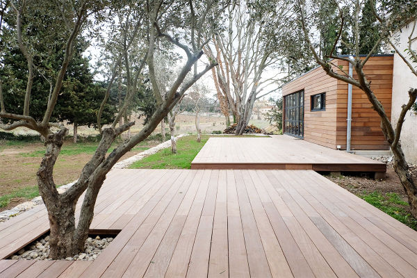 terrasse en bois IPE